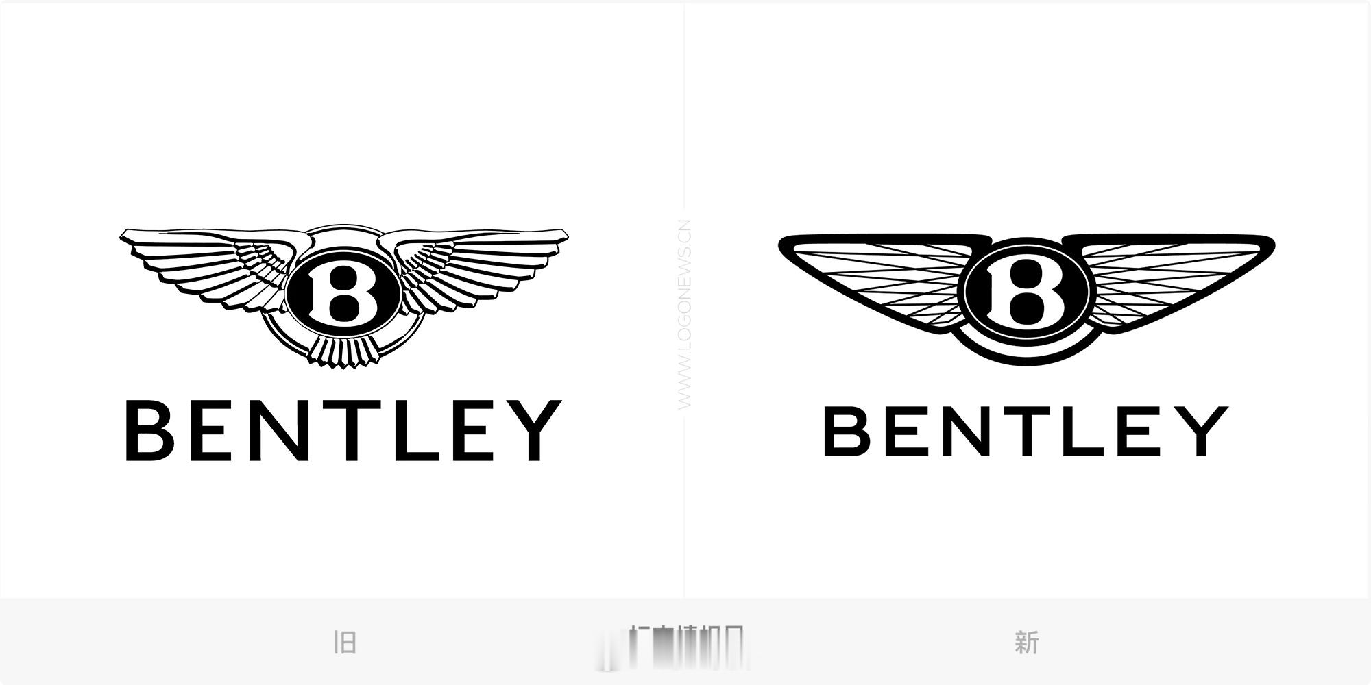 宾利换新logo啦？还挺好看，各位觉得呢 ​​​