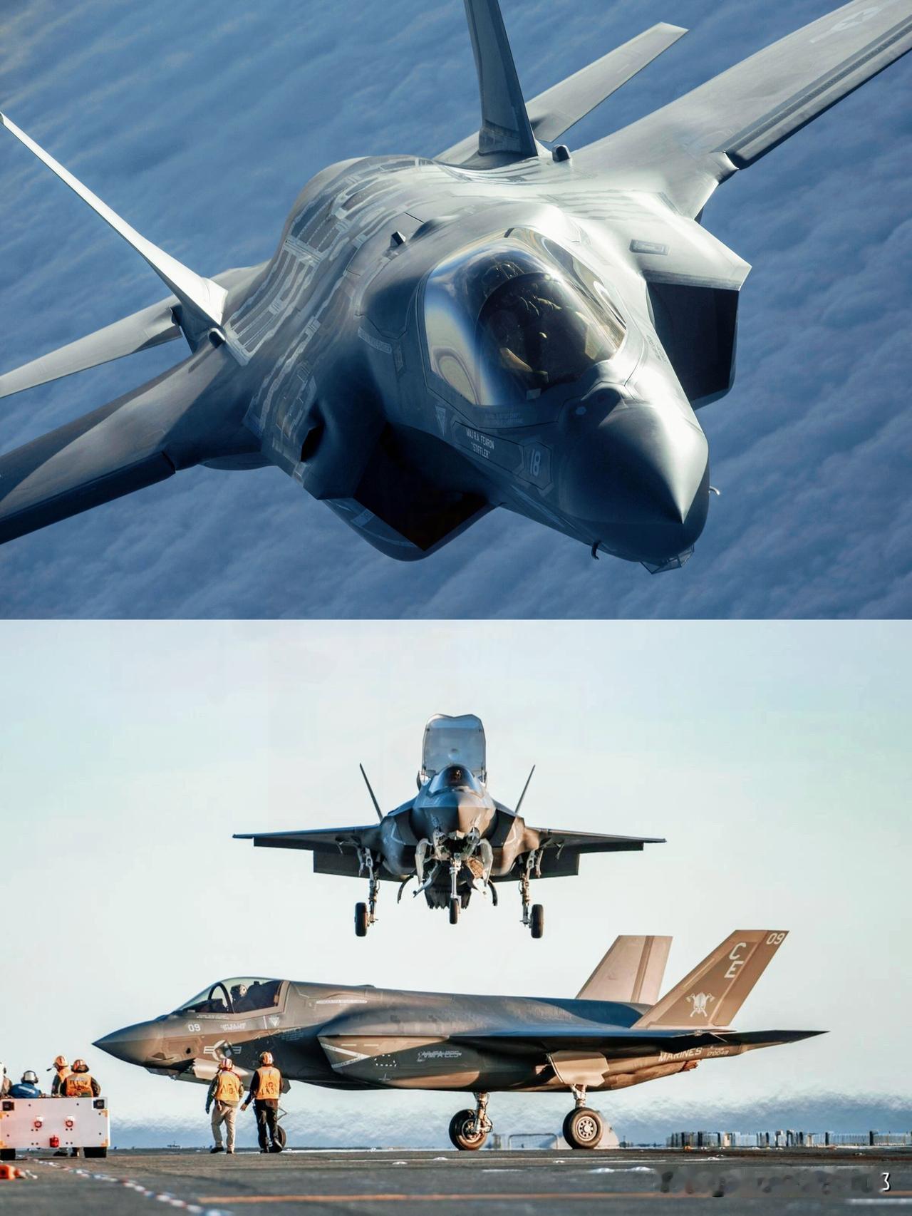 核谈判前夜
中东的火药桶直接拉满了！
美军18架F-35隐身战机连夜扑向中东，双