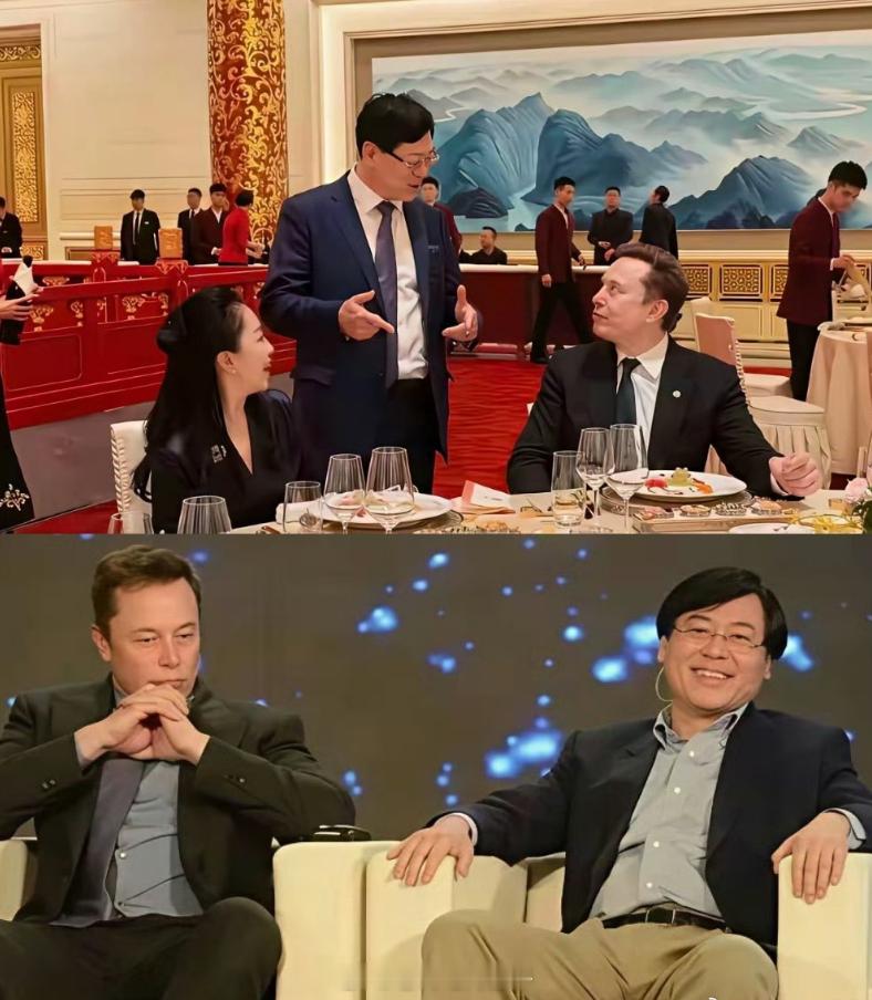 杨元庆和马斯克十二年后再次相聚。 