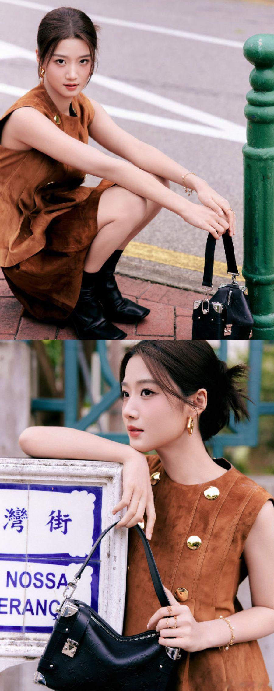 恭喜卢昱晓官宣LV合作！独特气质与品牌碰撞出精彩火花，未来时尚表现超值得期待！ 