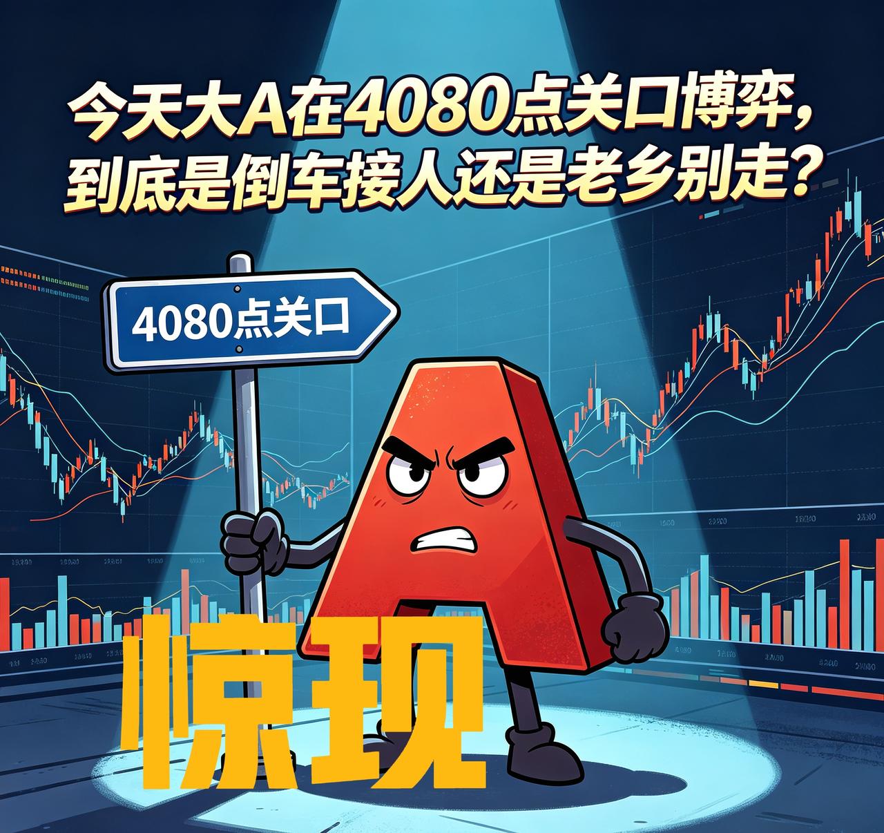 惊现｜今天大A在4080点关口博弈，到底是倒车接人还是老乡别走？
 
提示：理财