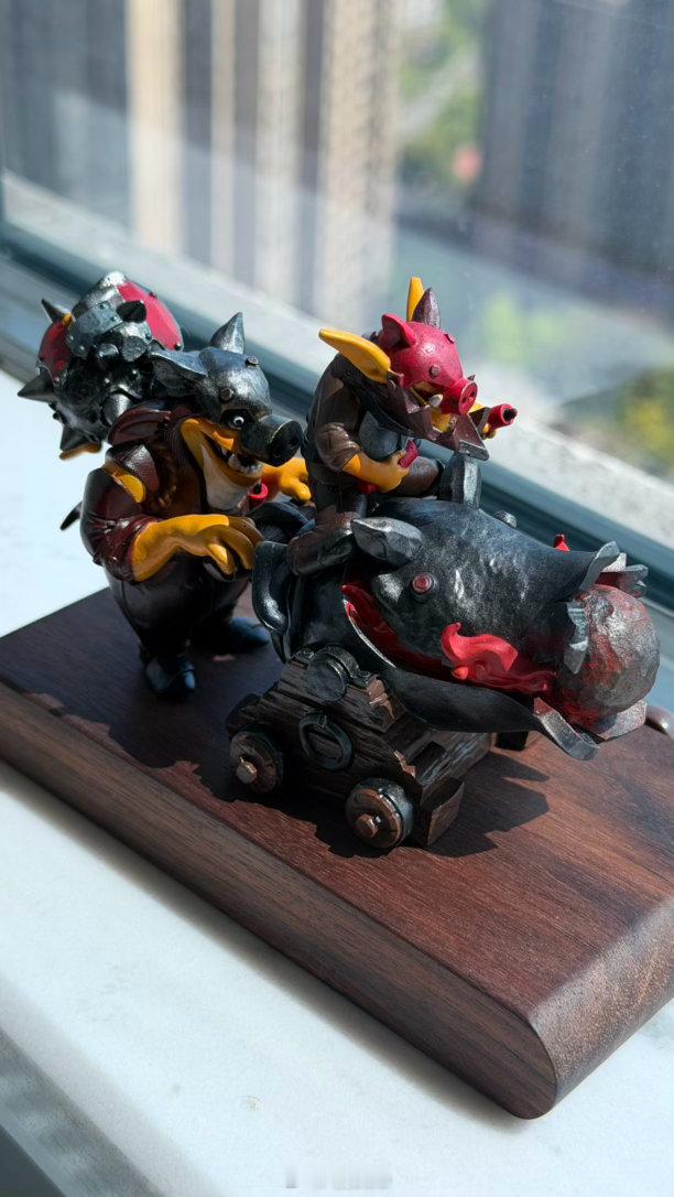 今天收到刀友自制的炸弹人非常精致了！dota2dota2周边DOTA2