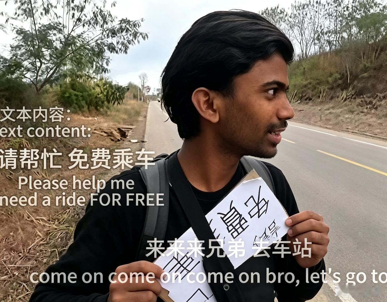 北方车友紧急警惕！这名印度网红正在山西、陕西一路蹭吃蹭车。
拿国人善意当流量素材