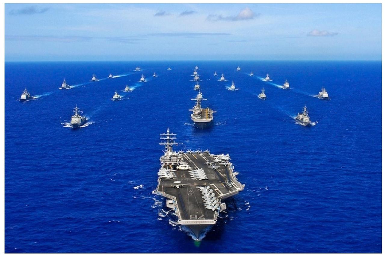 美以和伊朗都打成这样了，咱们来看一看美军航母现在都在哪里，都在忙些什么，11艘现