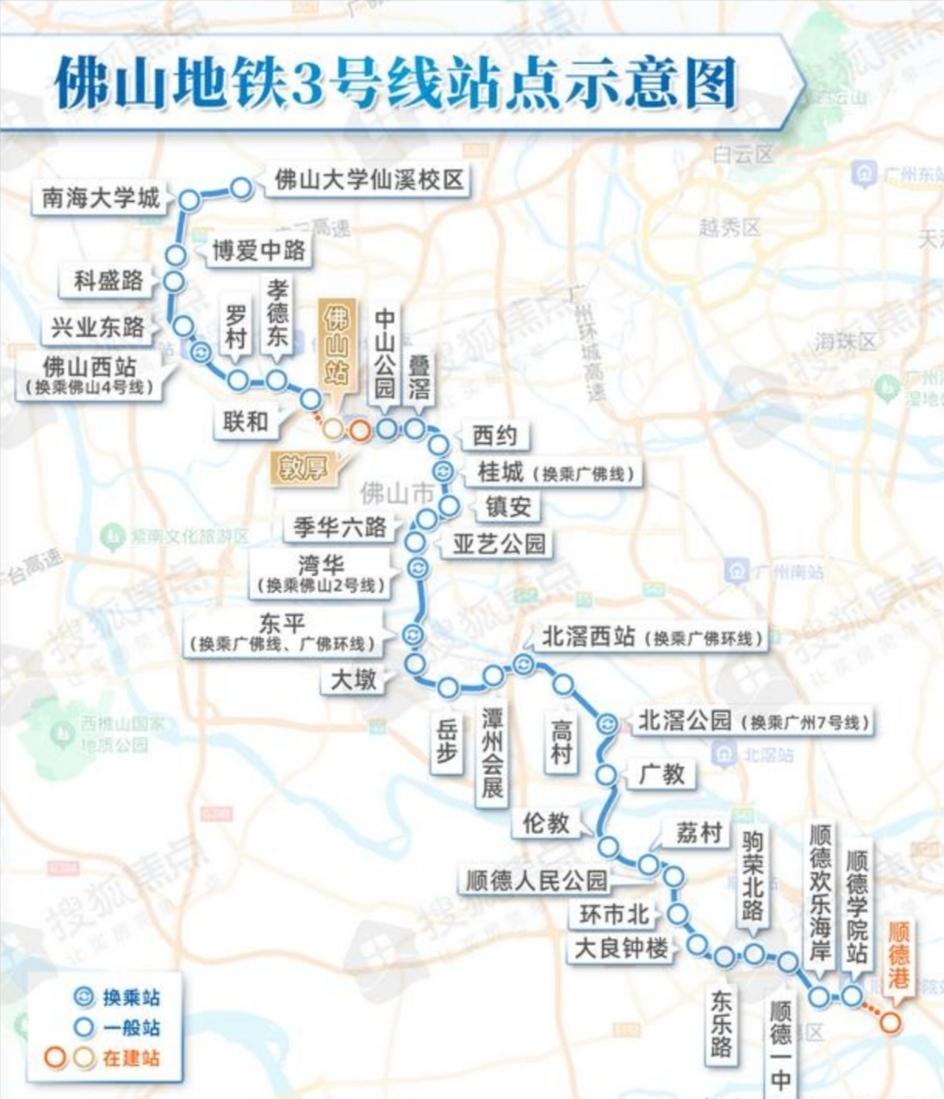 佛山地铁3号线作为贯通南北动脉，其全线贯通对提升城市交通效能和广佛同城化具有重要
