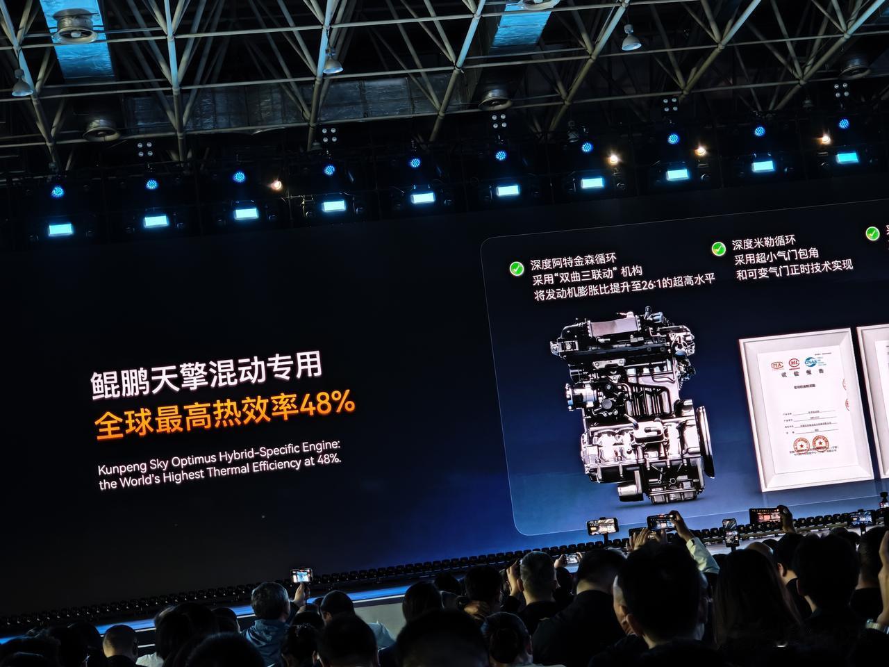 发动机热效率这东西啊
​奇瑞做得不赖，都搞到48%了！这是奇瑞高层在刚刚的奇瑞创