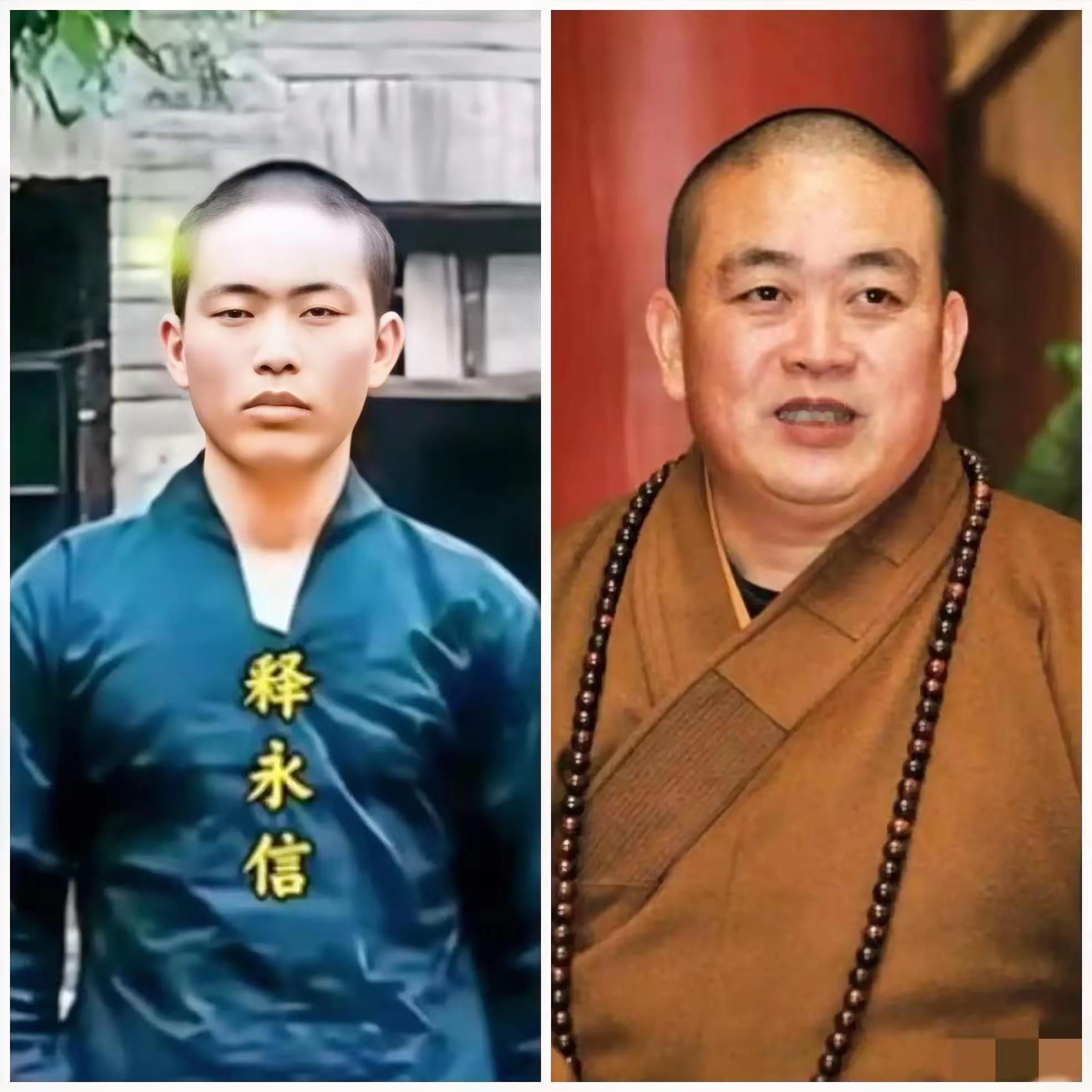 释永信年轻时没耳坠，晚年耳朵又大又厚，怎么做到的，变化这么大 ​​​