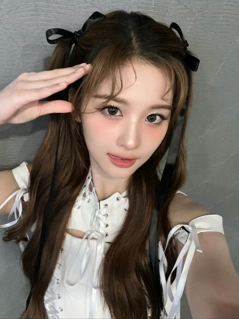 nmixx雪允sullyoon蝴蝶结小鹿🦌 