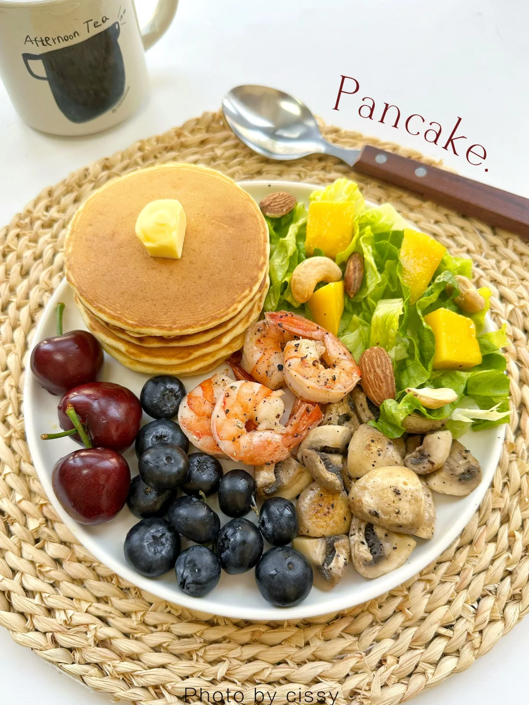 来交换早餐呀🥞怎么吃都不腻的原味松饼🍤
