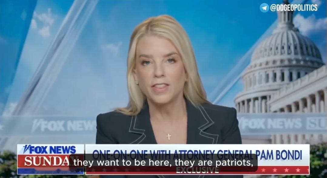 “我们正尽可能向每一座城市部署国民警卫队……”
——司法部长帕姆·邦迪
 
美国