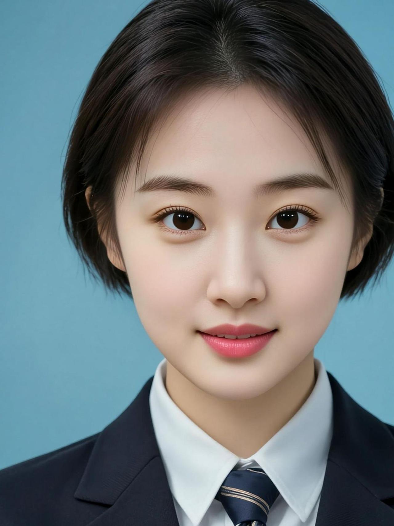 AI干练证件照 抖音ai创作 高颜值