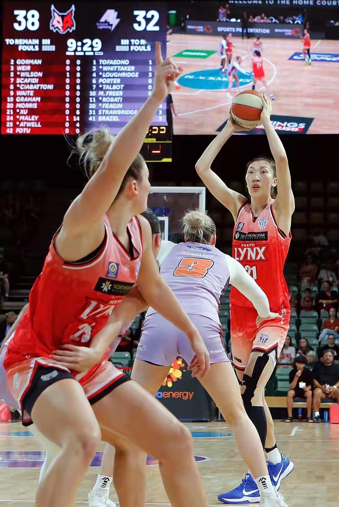 今天韩旭在海外联赛最强遭遇之战来了
因为韩旭所在队伍今日要与WNBL第一名的队伍