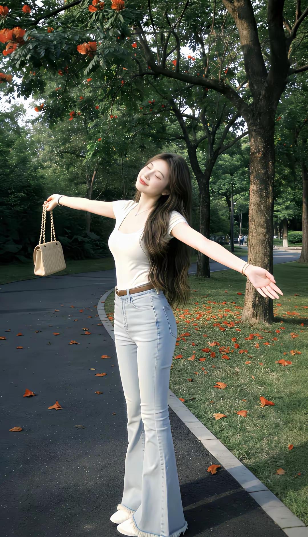 把坏情绪都甩在风里！
今日份快乐是公园和阳光给的
你们周末都去哪玩了？
图片源于