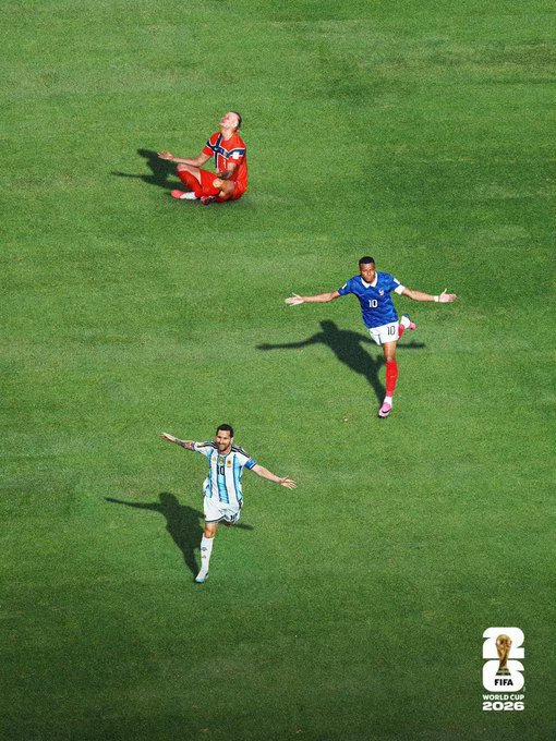 ⚽️2026美加墨世界杯 前两场比赛：马上39岁的梅西蜀黍：5球.27岁的姆巴佩