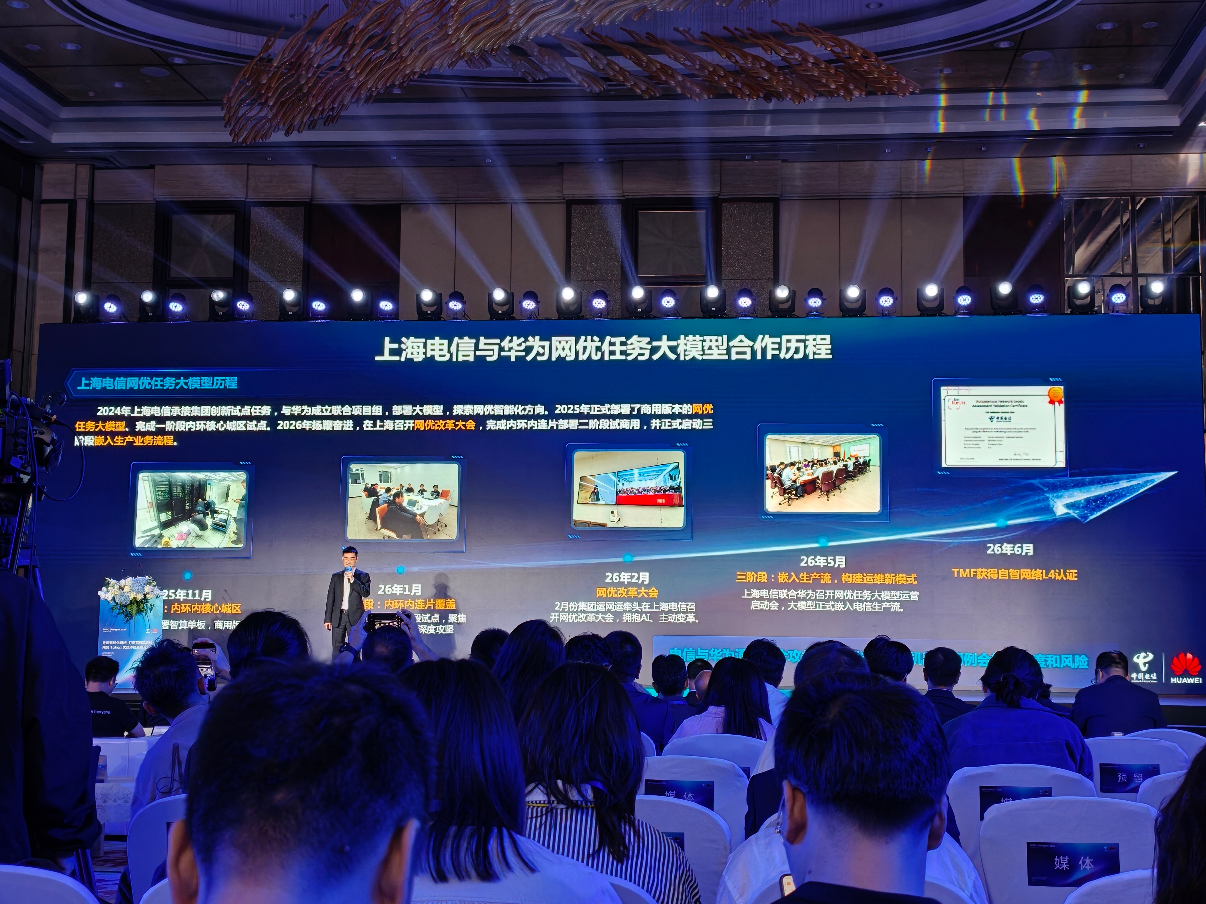 听了下华为和上海电信联合开的会，说现在上海全域的基站调优都可以通过 AI 介入来