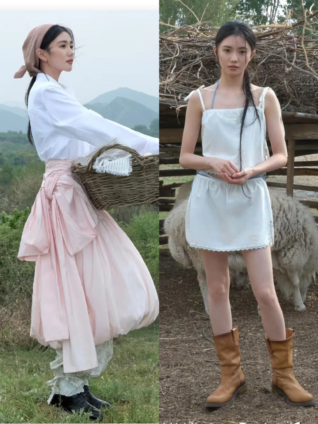 美丽的牧羊女｜娥和她的小🐑好治愈～