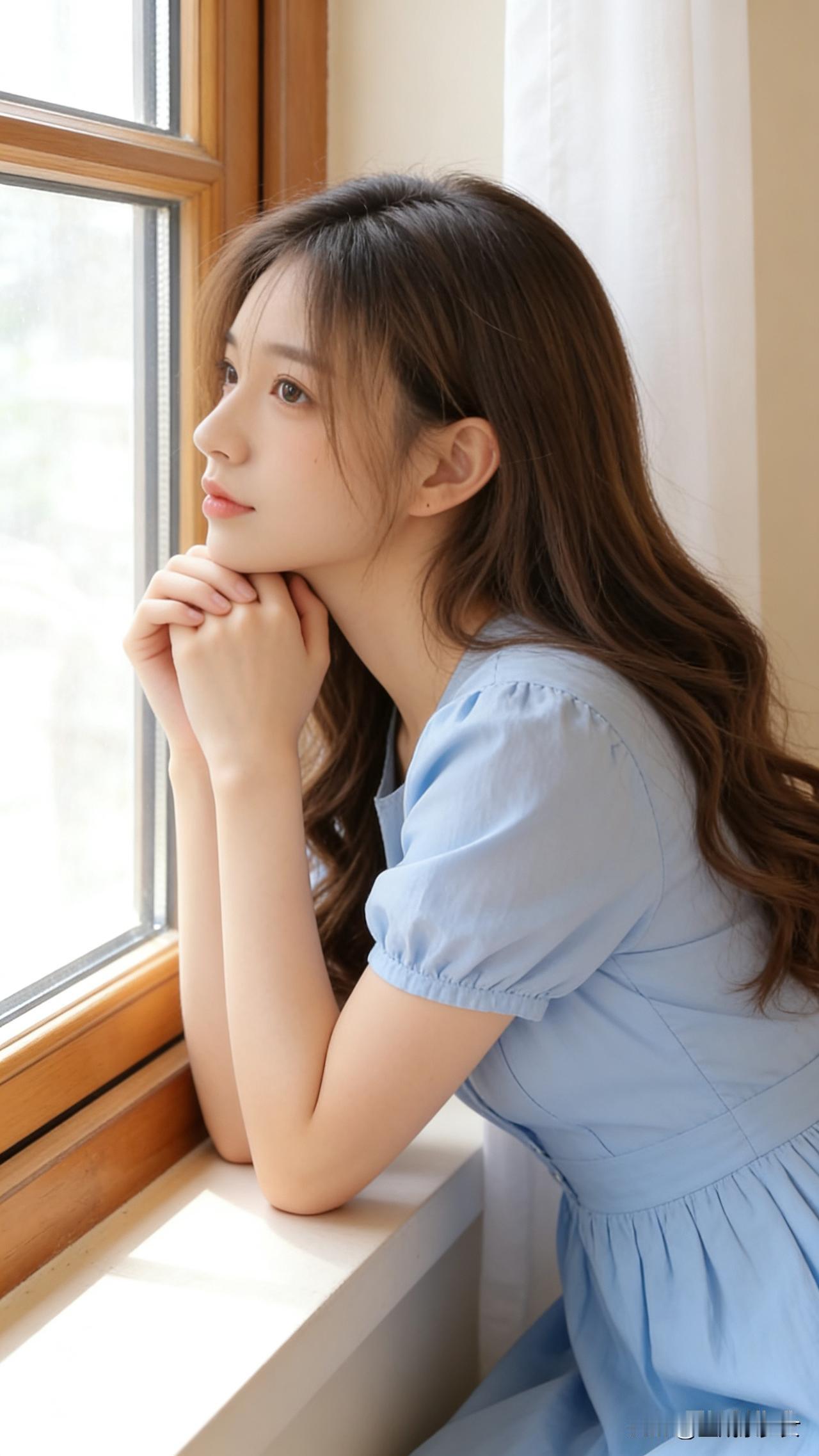 窗外的风景，静待你的归来。手机壁纸