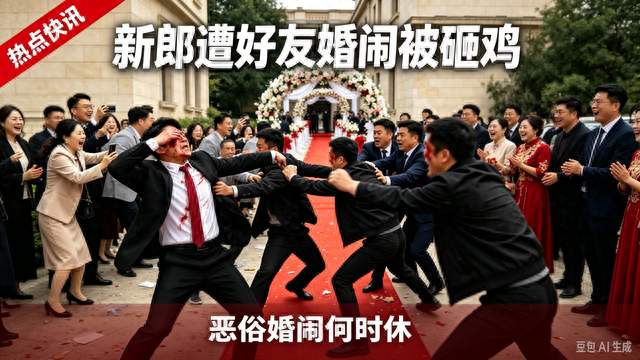 离谱！河南新郎遭好友恶意婚闹，鸡蛋酱油乱砸，新娘全程黑脸