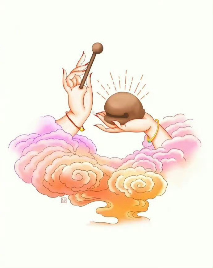 “木鱼一敲，烦恼全消…”运势