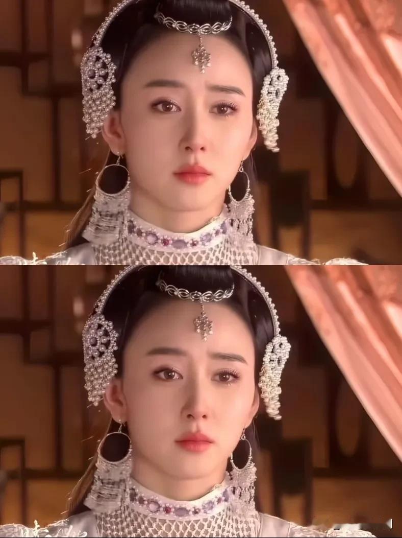 胡静的古装造型可真是漂亮迷人啊，那时候可能美人太多，都有些忽略她的存在。现在回头