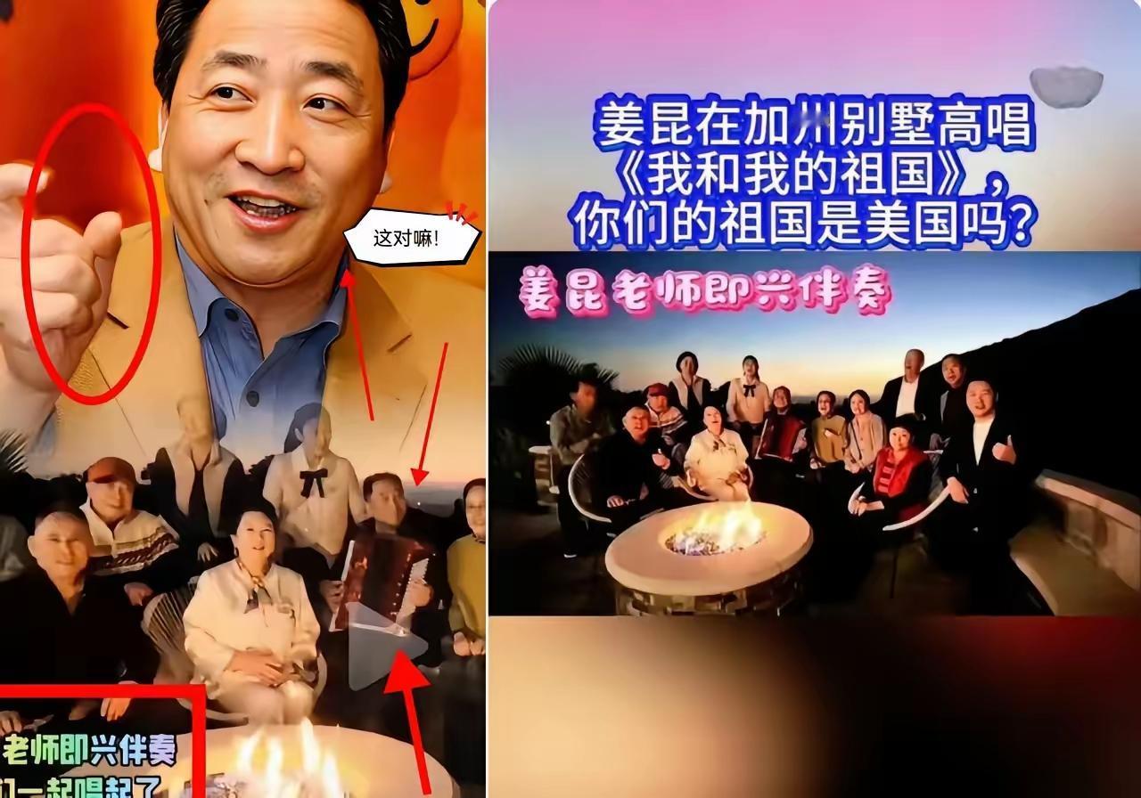 没出息！

看到一帮中国艺术家们在美国快乐地过着圣诞节，高调唱着爱国歌曲的时候，