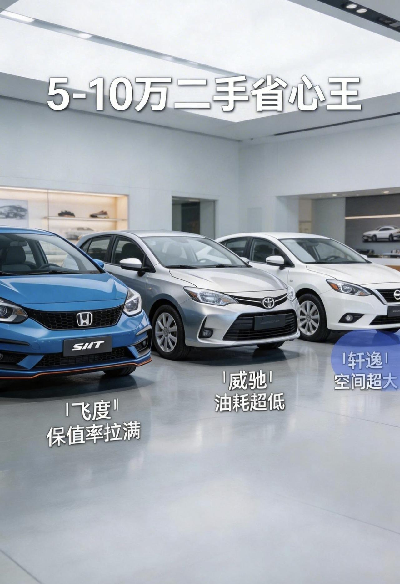 听劝！5-10万预算买二手，这三款才是懂车人眼里的“香饽饽”！
“5-10万落地