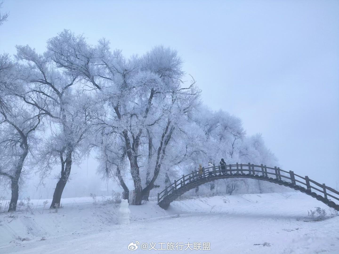 #吉林旅行#吉林雾凇，如诗如画，不愧为中国“四大自然奇观”之一！ ​​​