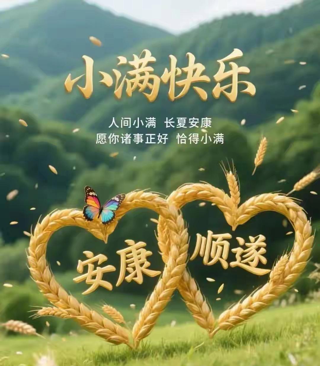 小满过后，夏意渐浓

[玫瑰][心][玫瑰]

小满过后，夏意真的渐浓啦！

此