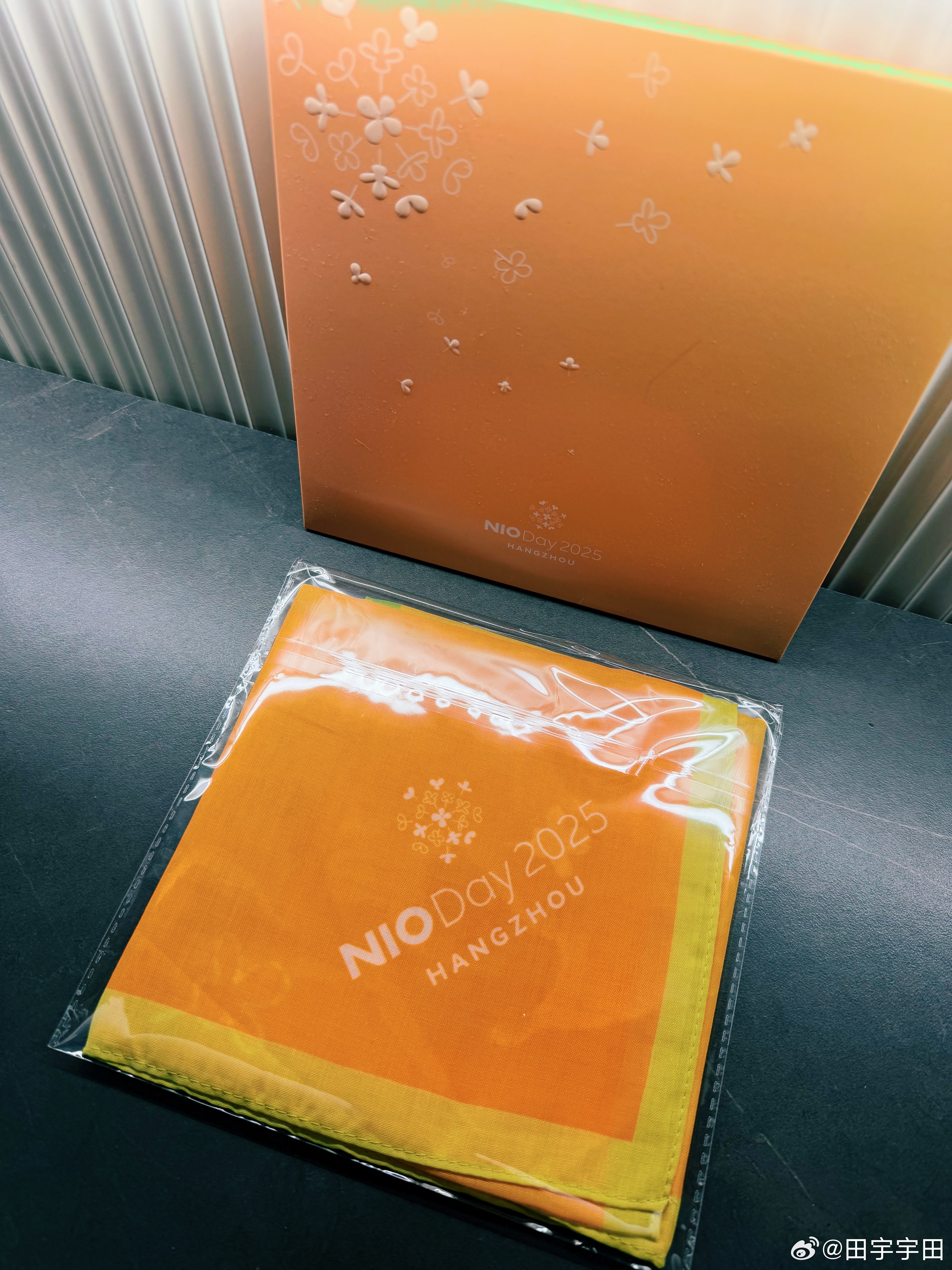2025 NIO Day 蔚来 定制丝巾老规矩 抽铁粉，三天后开[yeah]  