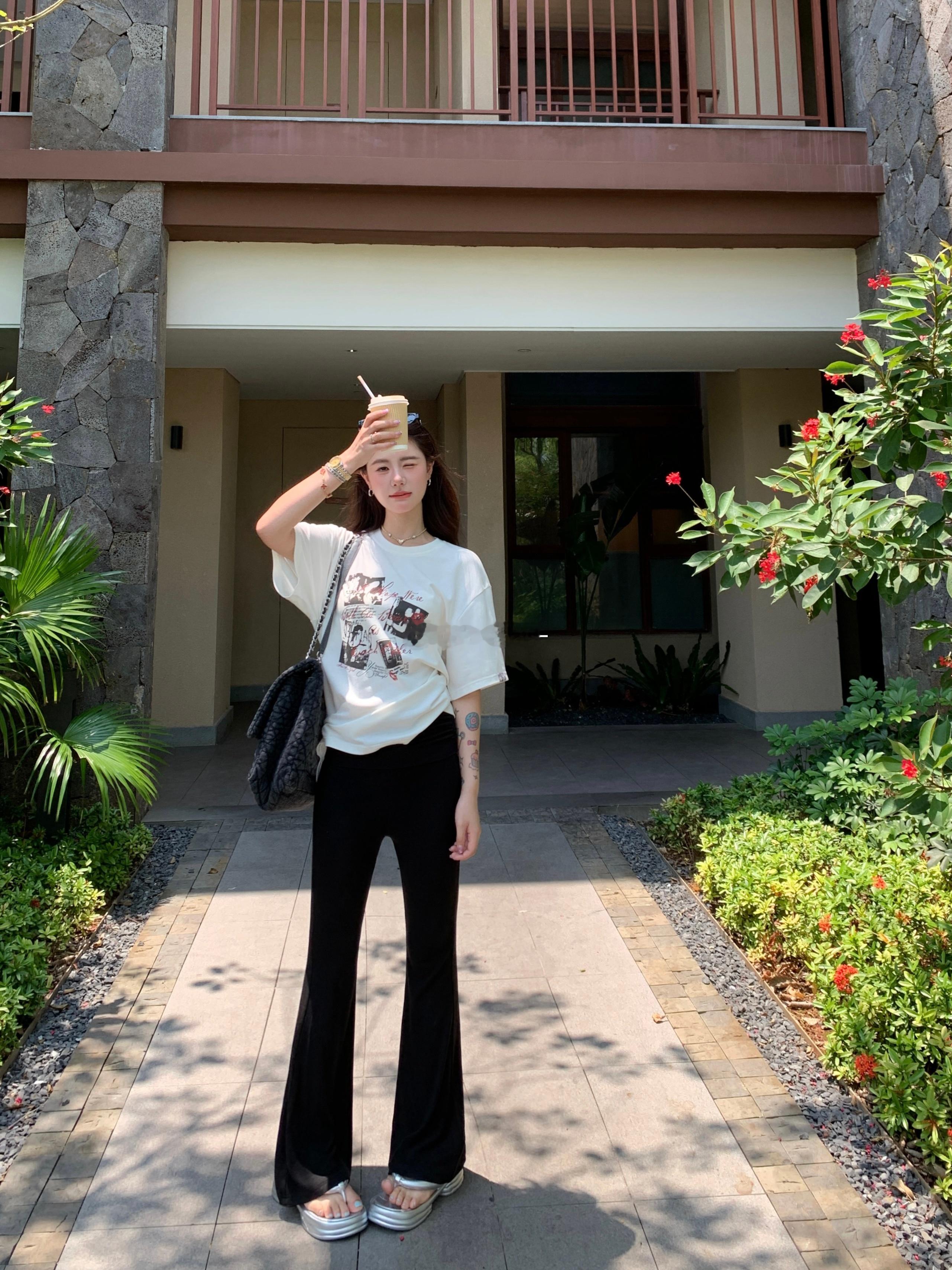 取悦自己 享受生活~ 云朵裤通勤休闲都太好穿噜🚶🏻‍♀人棉针织☁亲肤裸感 褶