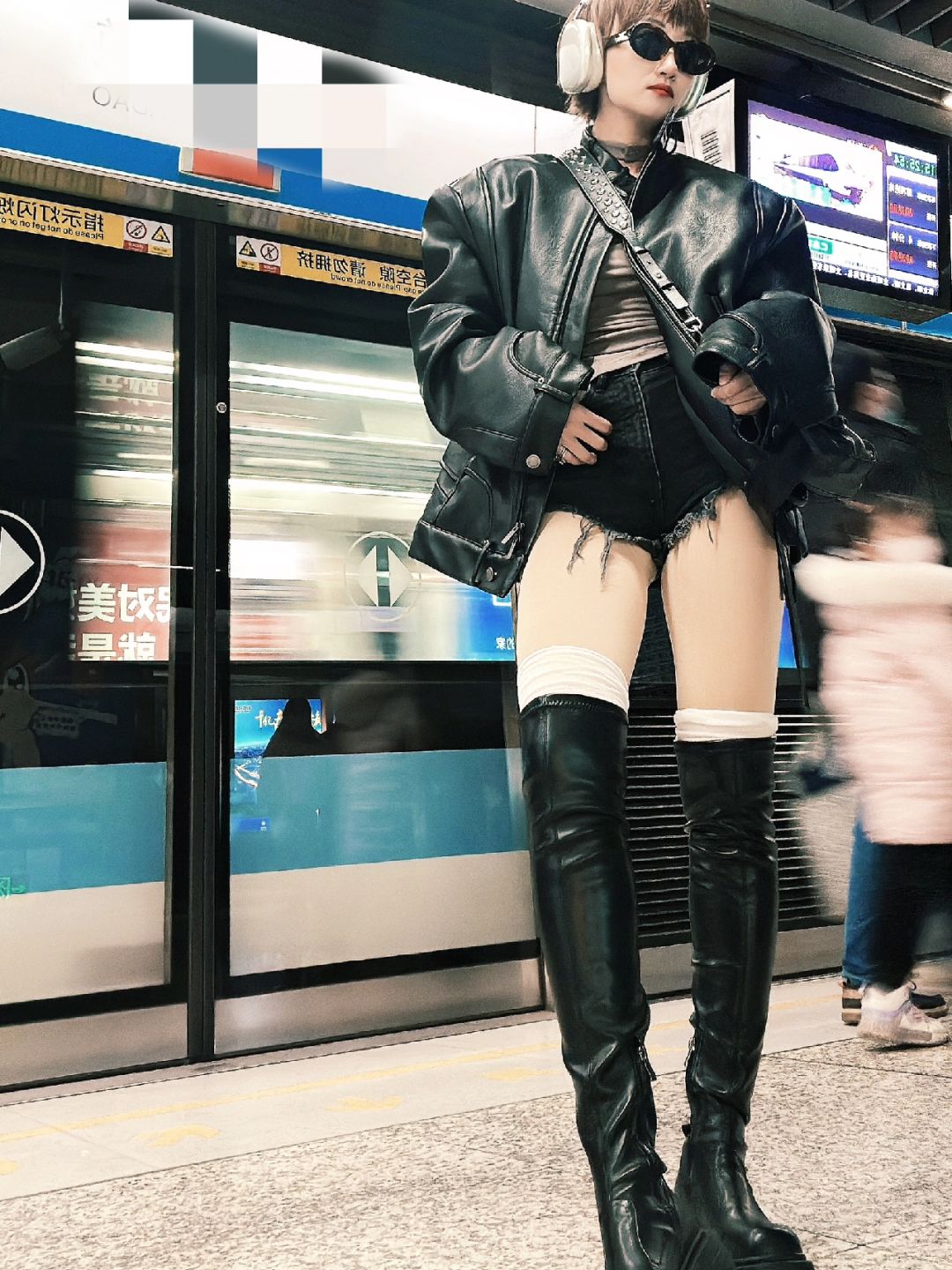 全黑look