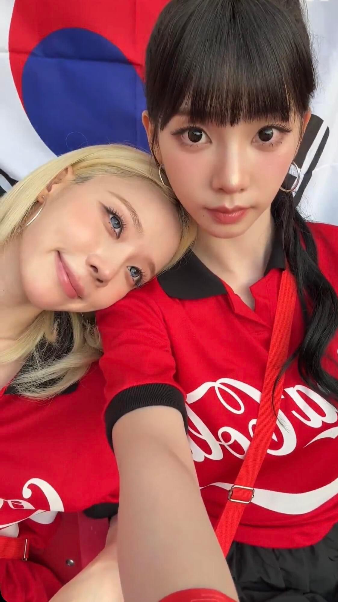 冬柚在世界杯🥰🥤柳智敏金冬天世界杯路透 世界杯开幕式