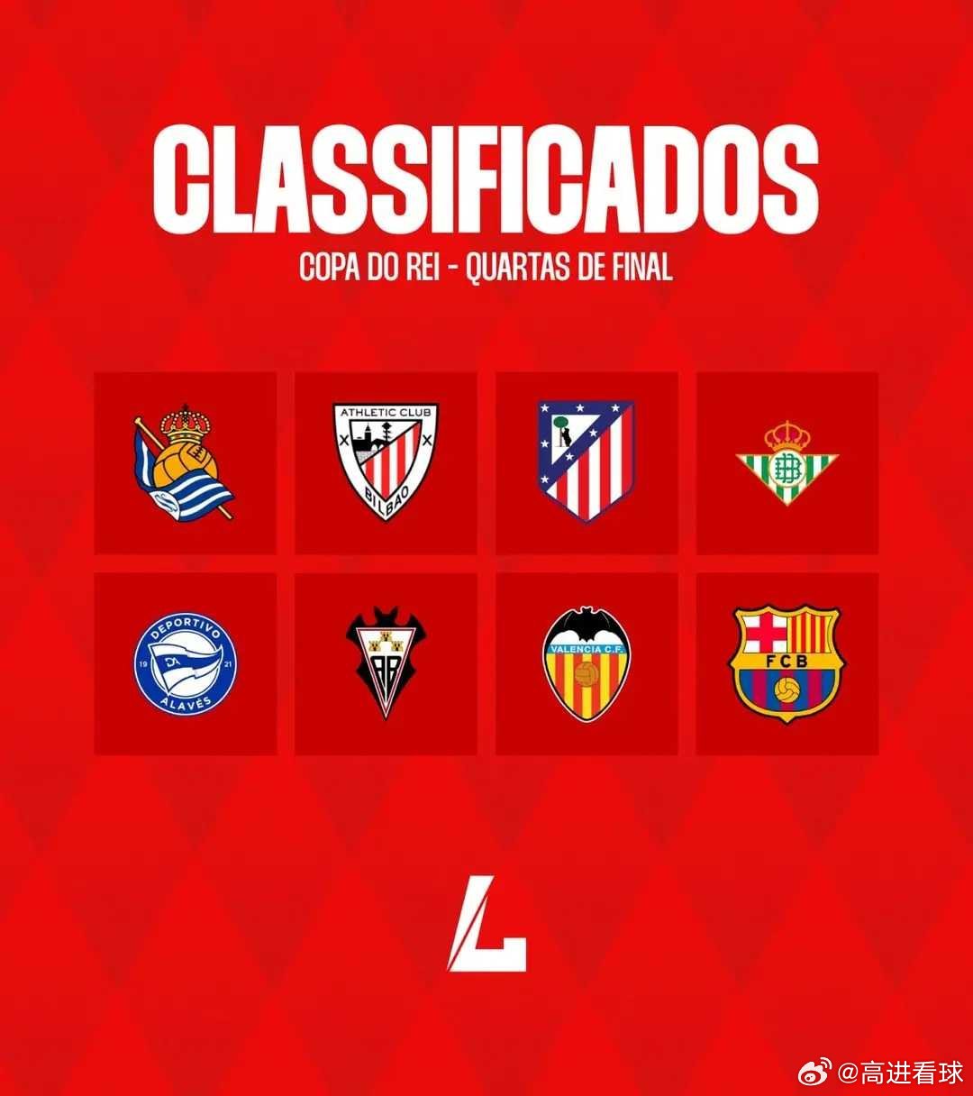 国王杯八强出炉：巴萨马竞毕包在列，阿尔瓦塞特淘汰皇马晋级2025-26赛季西班牙