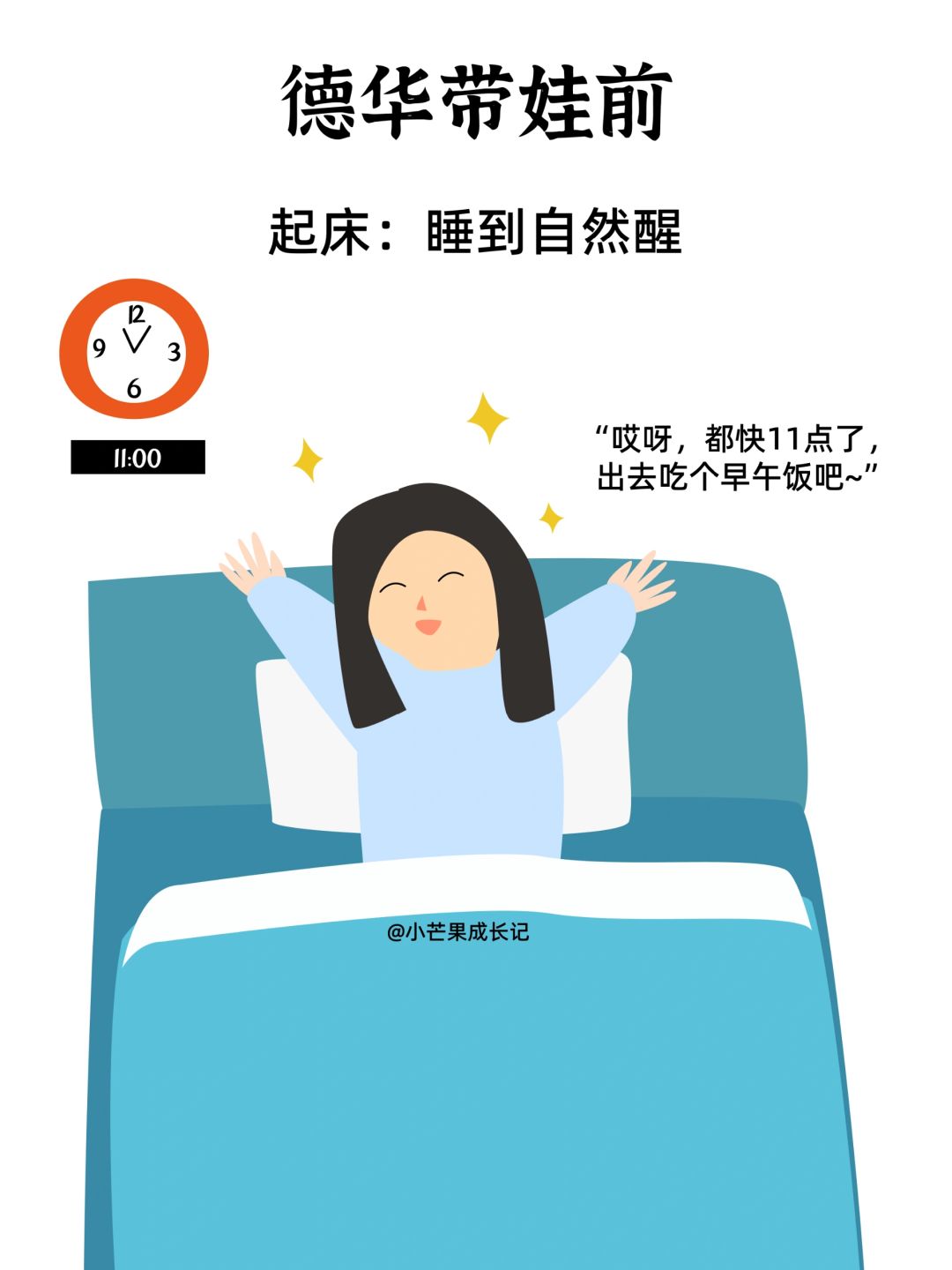 大学生德华带娃前VS带娃后