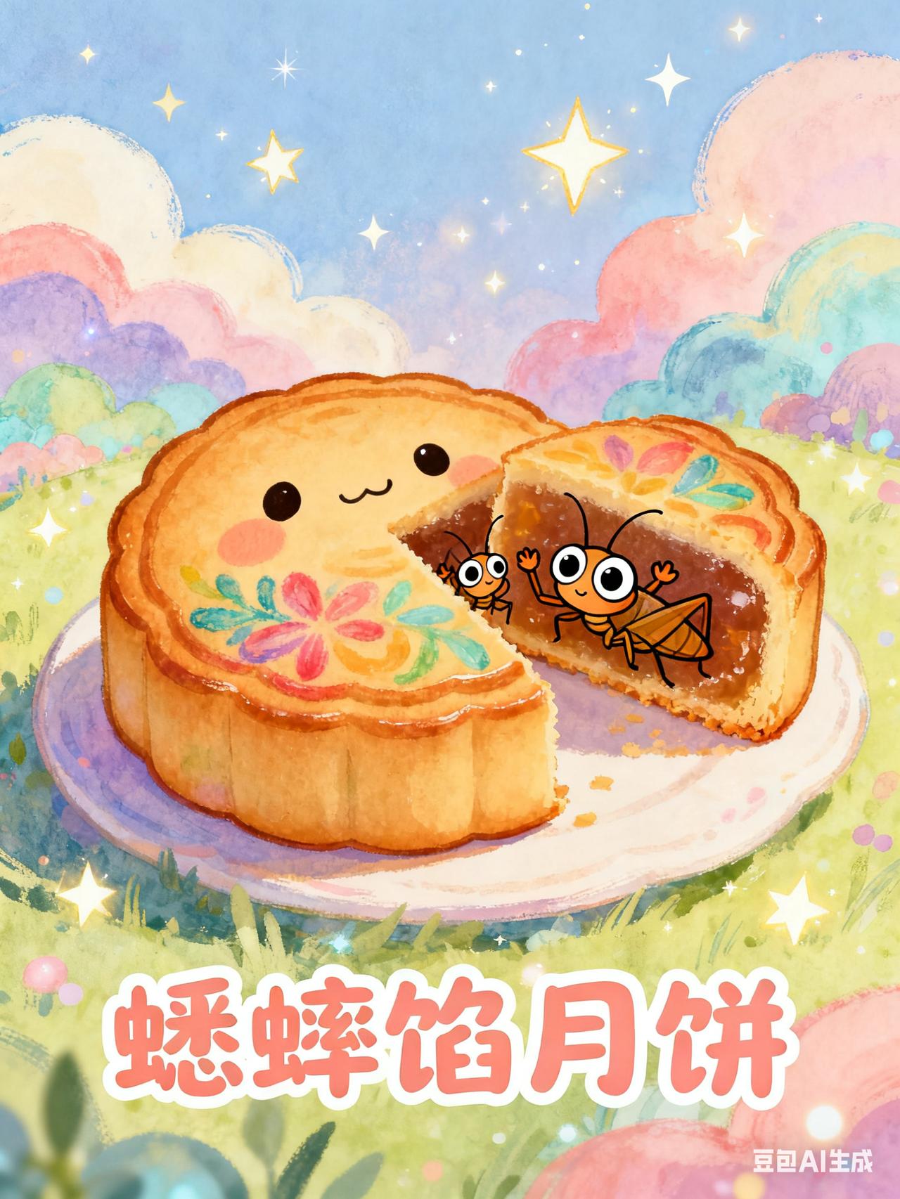 蟋蟀月饼横空出世，蟑螂月饼还会远吗？
 
中秋将至，月饼界又整出新花样啦！山东临