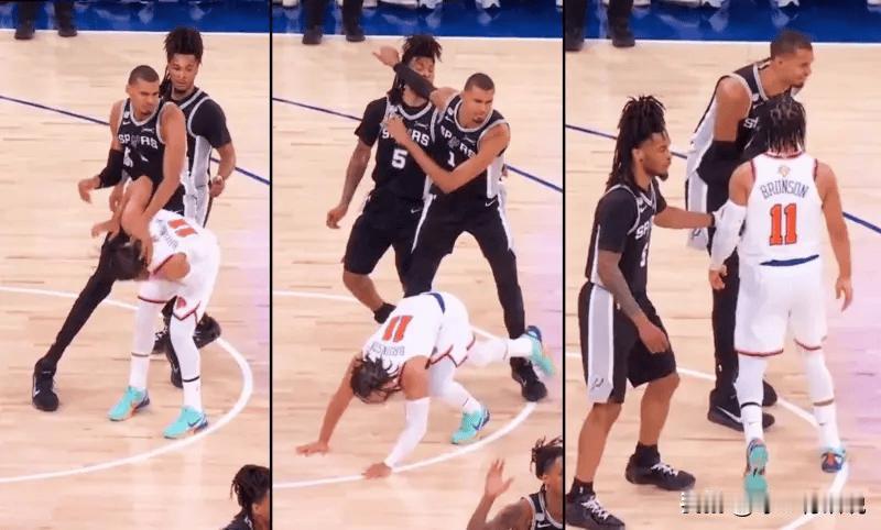 前NBA球员卡梅罗-安东尼在一档节目中谈到了文班亚马推搡杰伦-布伦森一事：

“