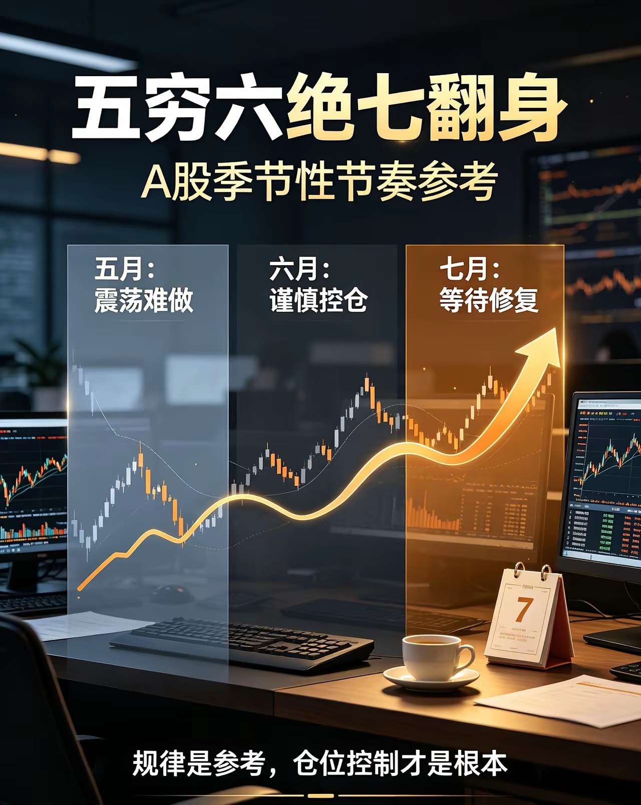 老股民传了三十年的股谚：五穷六绝七翻身，看懂节奏少亏一半炒股久了，耳边总绕着一句
