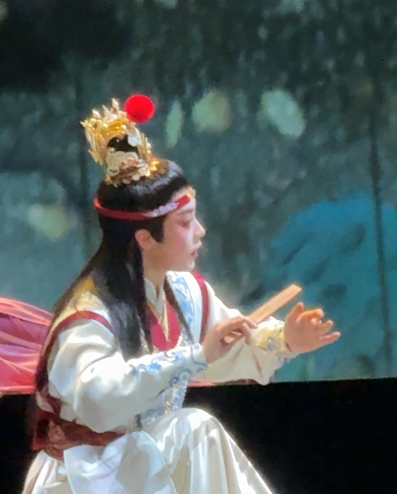 园子首演我手机大老远拍出来的生图也看得出来陈丽君的脸很牛逼审美很牛逼 