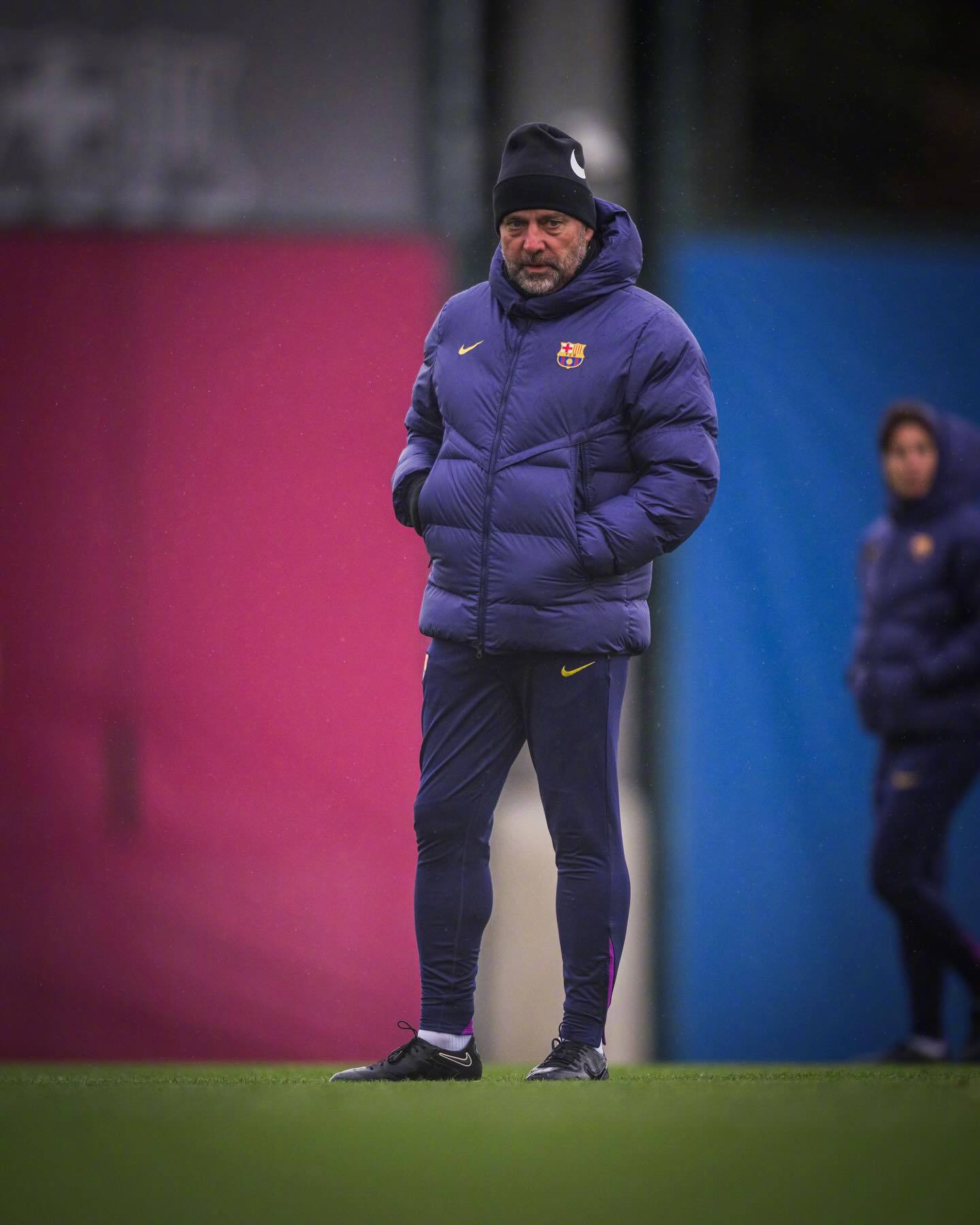 巴萨vs奥维耶多 备战训练ing🩵🏟️Spotify诺坎普球场即将迎来新年首