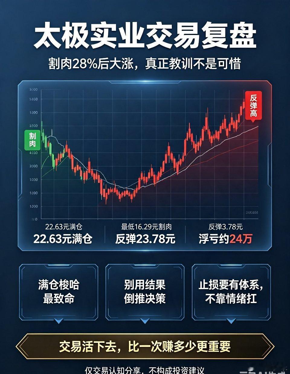 A股真实复盘 股民心态 交易认知太真实的股民血泪案例！😭有股民22.63元满仓