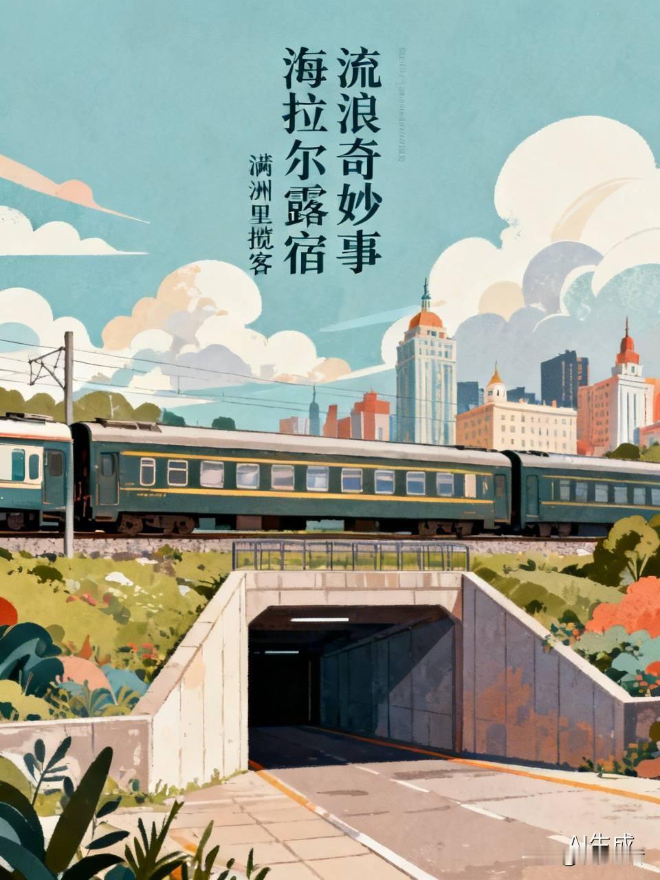 流浪是一件很奇妙的事情，昨天我在海拉尔露宿街头，特别冷，又下雨又吹风的，幸好我发