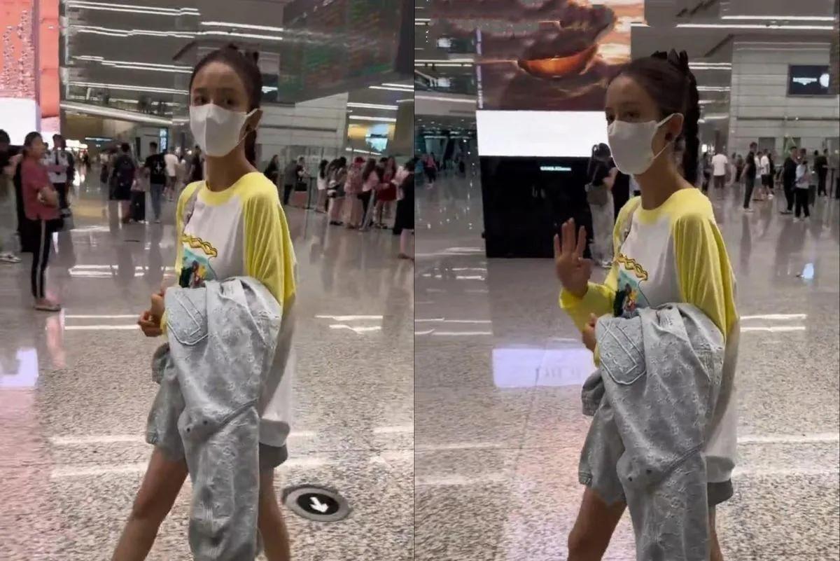 网友偶遇素颜的佟丽娅，本人又黑又瘦，跟电视上相比反差太大。