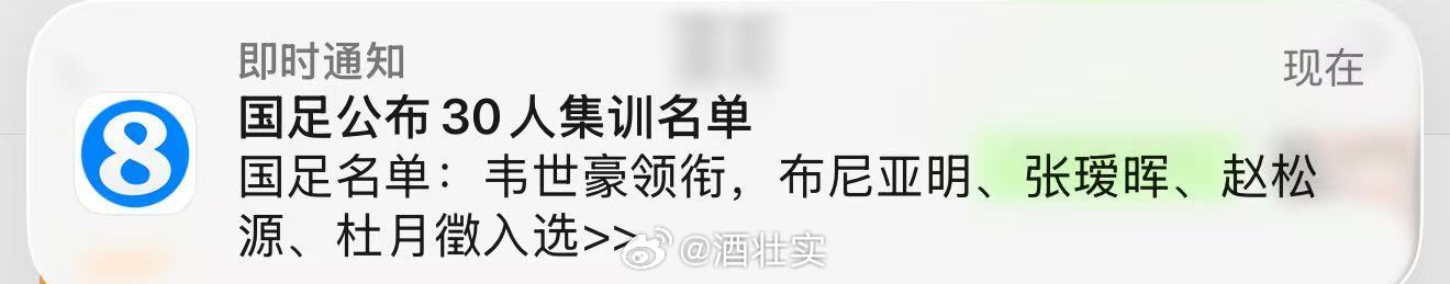国足公布30人集训名单韦世豪领衔[doge]直播吧说的[doge]成都蓉城入选7