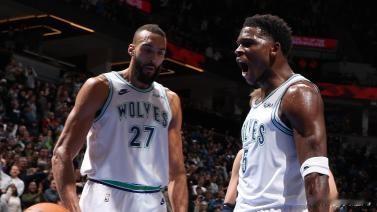[NBA]森林狼118-103击败灰熊
北京时间1月19日，NBA常规赛，主场作