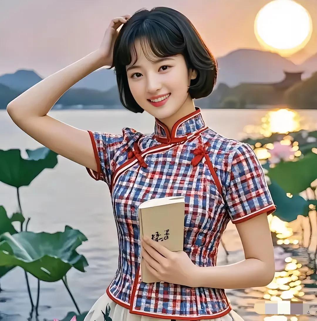 妙龄淑女一十八，
清新淡雅文采佳，
帅哥心中难忘记，
温文尔雅俏黄花。