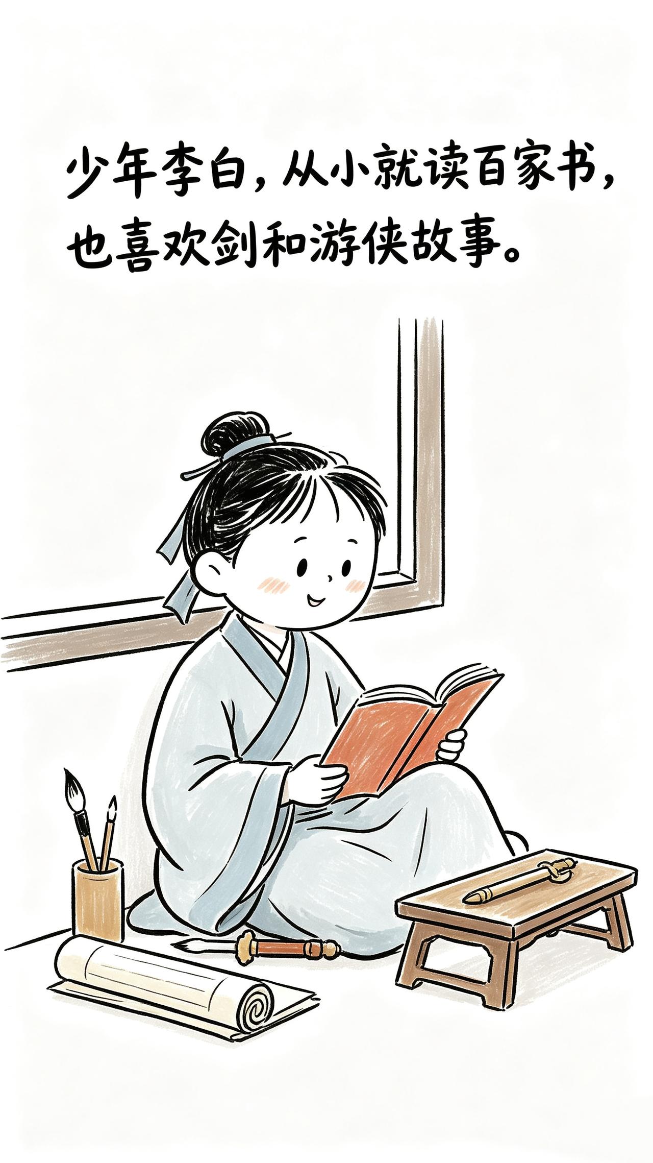 看见音乐计划 诗仙李白 古诗人物 李白传 李白漫画