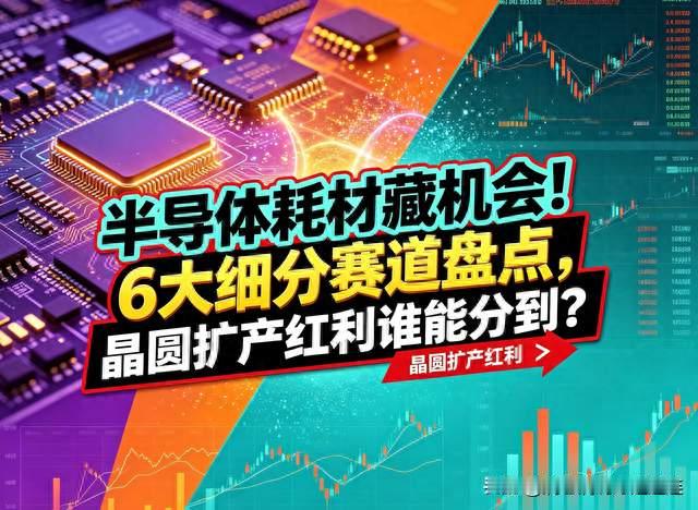 半导体耗材藏机会！6大细分赛道盘点，晶圆扩产红利谁能分到？