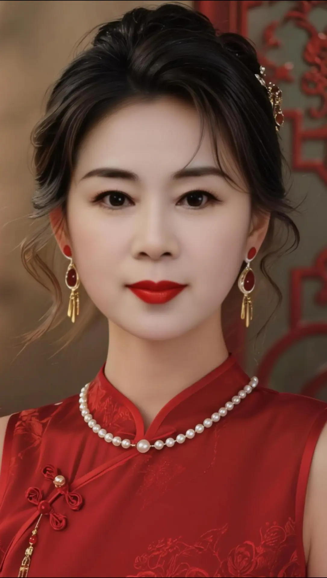 AI中式红妆照 随变ai随便玩