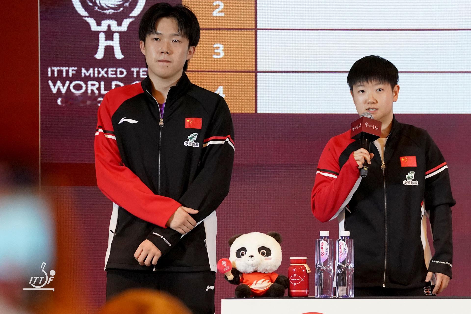 孙颖莎 王楚钦 2025成都混团世界杯 20251130｜2025成都混团世界杯