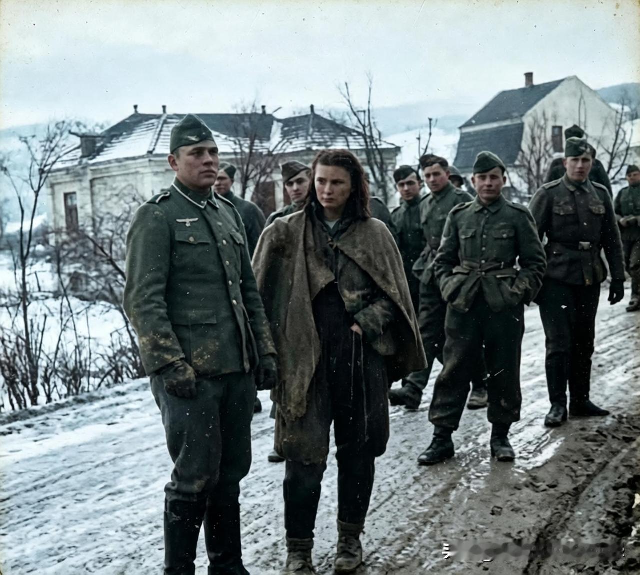年仅17岁少女，为掩护战友壮烈牺牲
1943年， 波斯尼亚的克鲁帕， 照片中这名